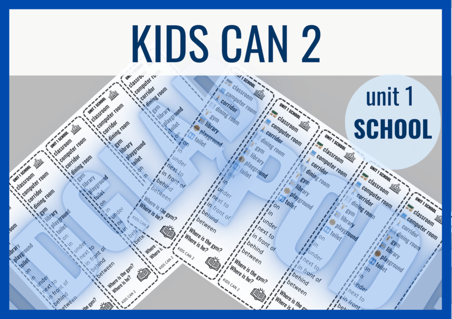 Kids Can 2 unit 1 – zakładki do książki