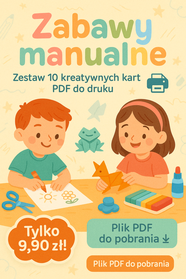 Karty z propozycjami zabaw manualnych