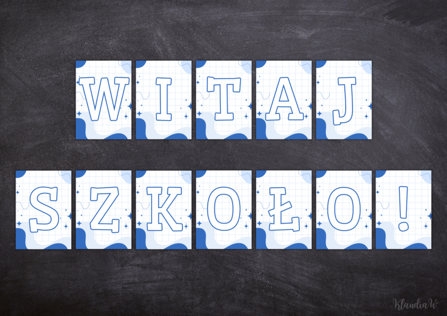 WITAJ SZKOŁO! - GIRLANDA