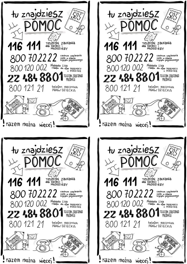 TELEFONY POMOCY by Alicja Soszka