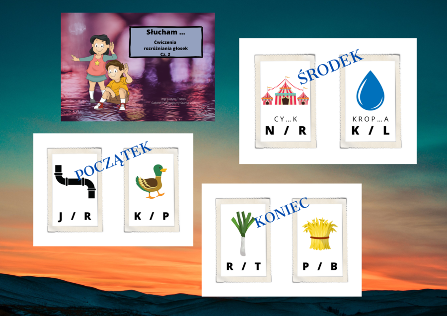 Słucham - ćwiczenia rozróżniania głosek cz. 2