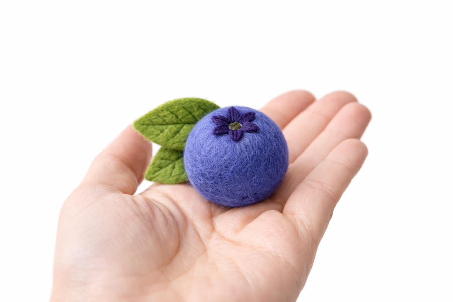 Jagody z filcu [Instrukcja]