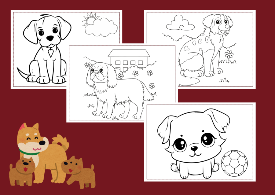 DZIEŃ KUNDELKA – kolorowanka - 20 wersji – biblioteka – świetlica - karta pracy