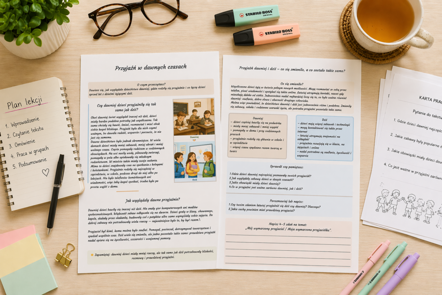 Przyjaźń w dawnych czasach