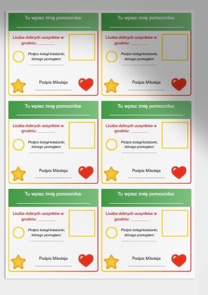 Zestaw dyplomów i medali „Super Pomocnik Świętego Mikołaja”