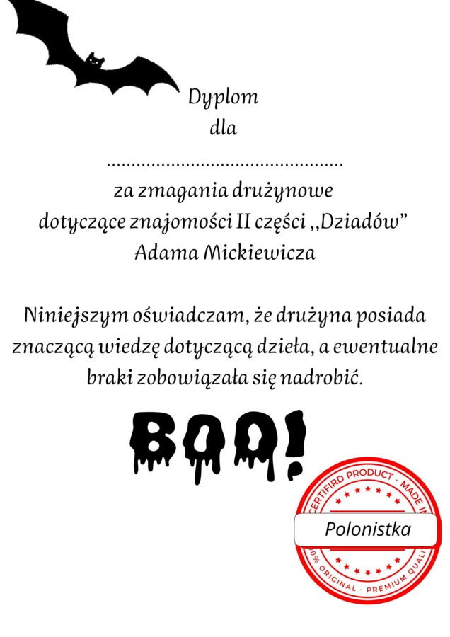 Zestaw do pracy w grupach! ,,Dziady" cz. II HIT! Odpowiedzi dla nauczyciela!