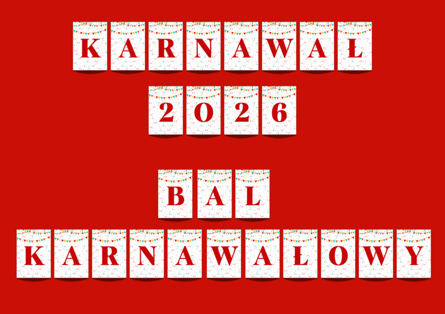 KARNAWAŁ 2026-BAL KARNAWAŁOWY wzór 5