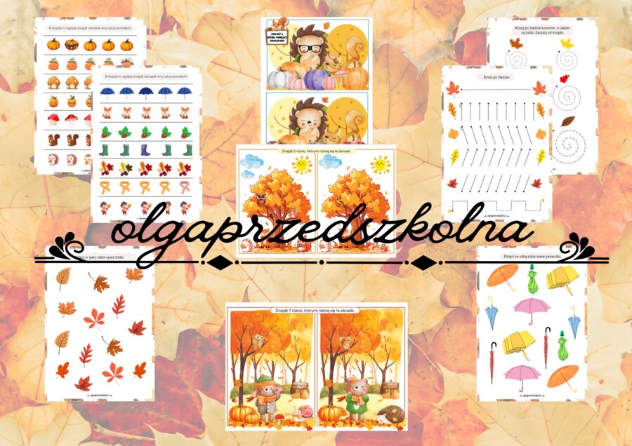Jesienne ćwiczenia dla przedszkolaków