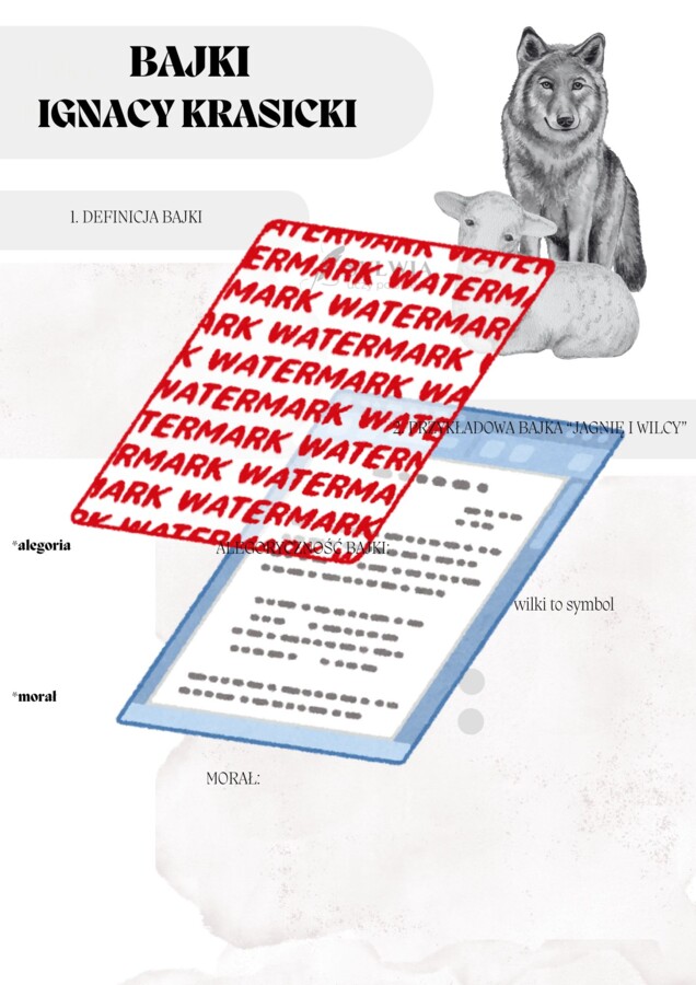📒Notatnik maturalny – Oświecenie (wprowadzenie, bajki, satyry, Hymn do miłości ojczyzny Ignacy Krasicki)