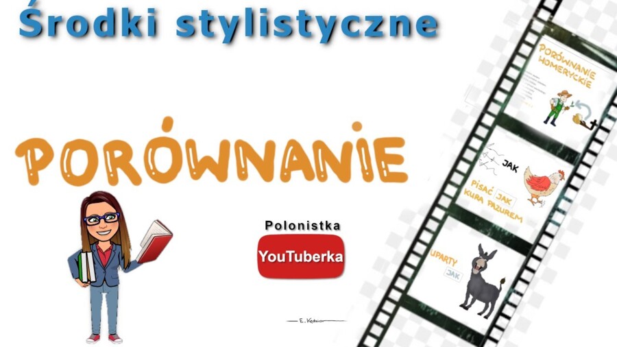 Środki stylistyczne: porównanie - film youtube