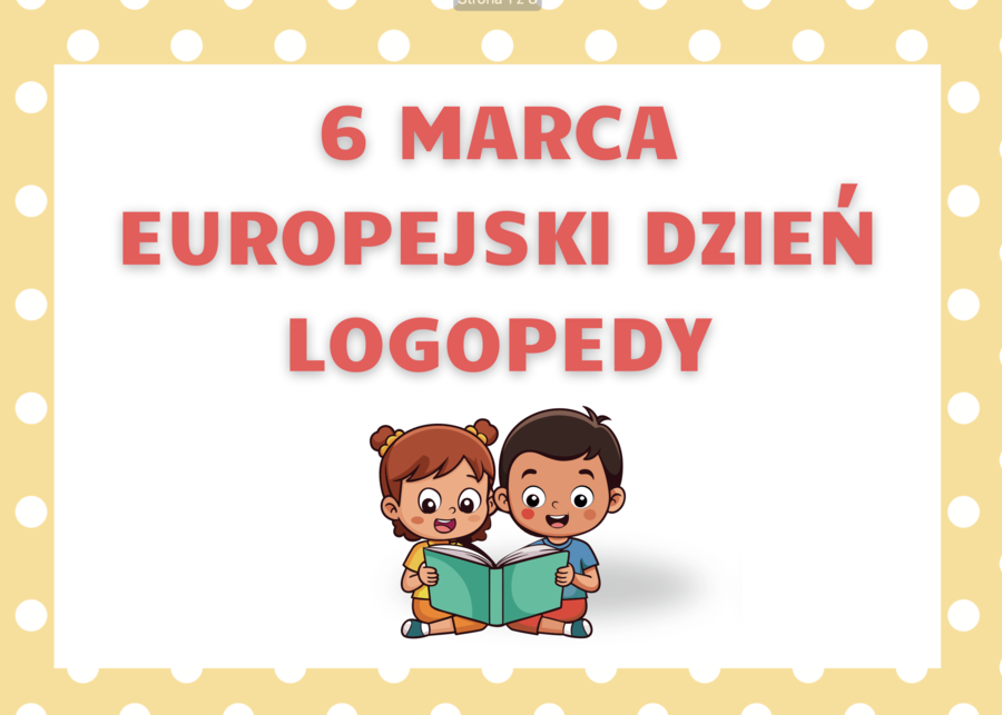 Europejski Dzień Logopedy - gazetka.