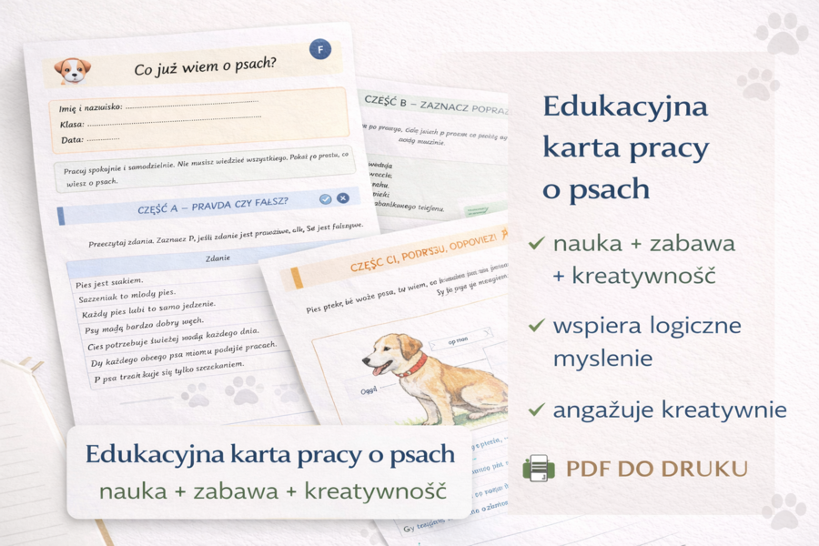 Co już wiem o psach? [Diagnoza wstępna]