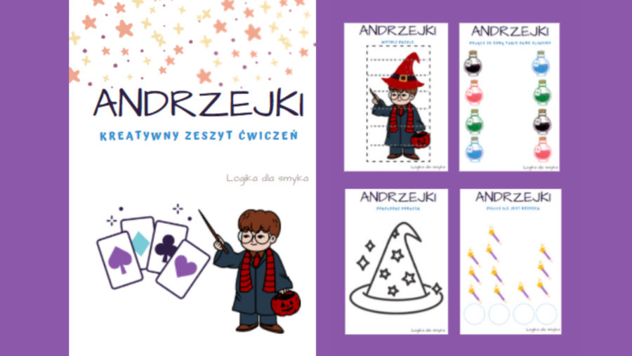 Andrzejki - kreatywne karty pracy