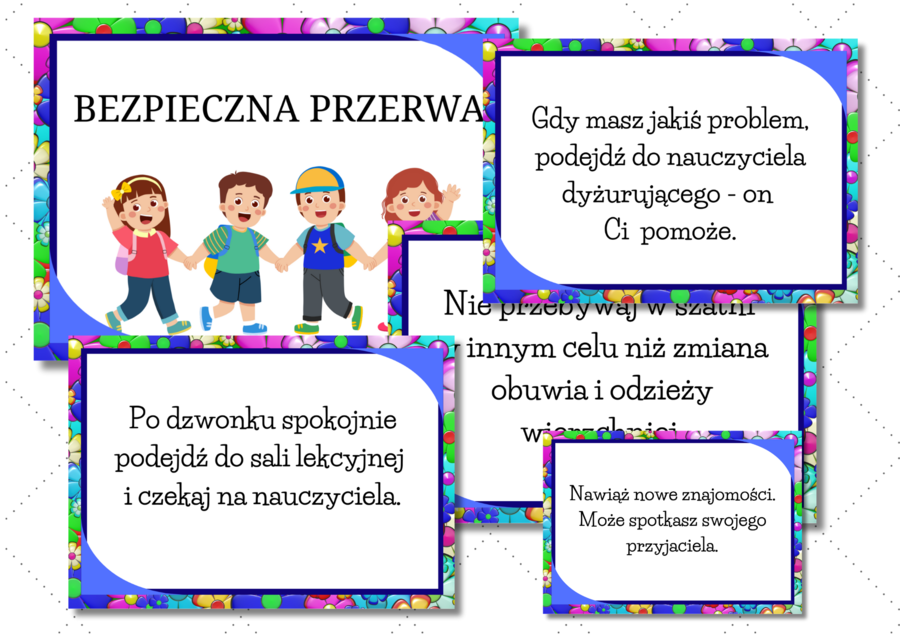 BEZPIECZNA PRZERWA