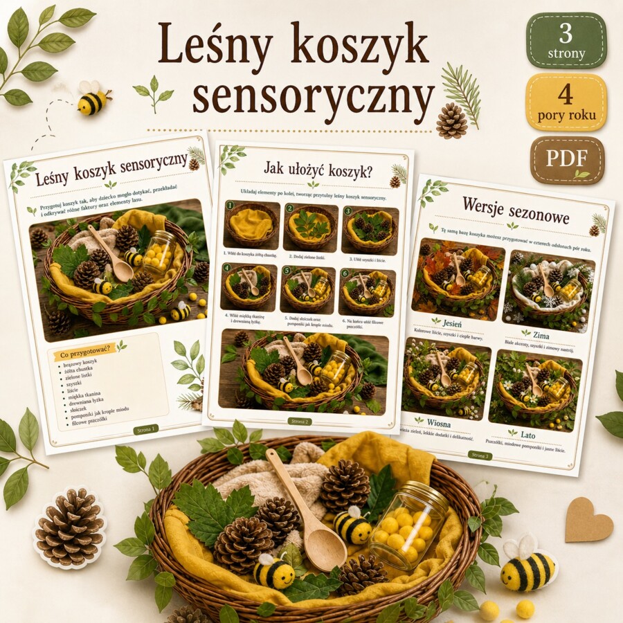 Leśny koszyk sensoryczny