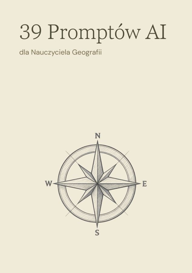 39 promptów AI dla nauczyciela geografii — szkoła średnia (booklet A5)