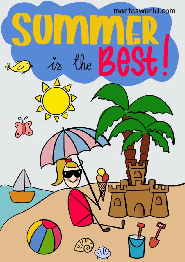 **"Summer is the Best" – kreatywne materiały dla nauczycieli języka angielskiego!** ☀️