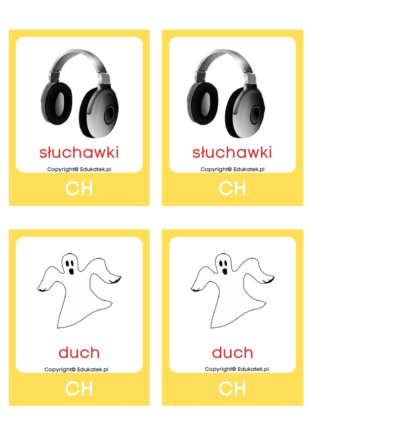 Memory ortograficzne– utrwalanie ortografii (zestaw 2)