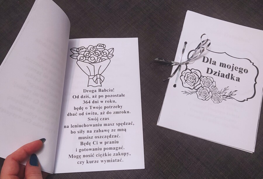 Książeczki i kalendarze dla babci i dziadka