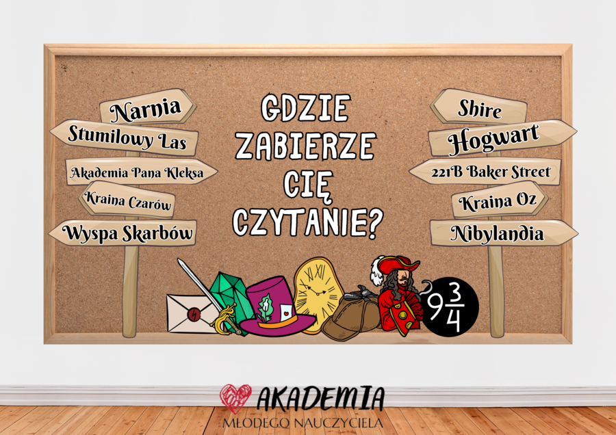 MATERIAŁY NA GAZETKĘ "GDZIE ZABIERZE CIĘ CZYTANIE?"