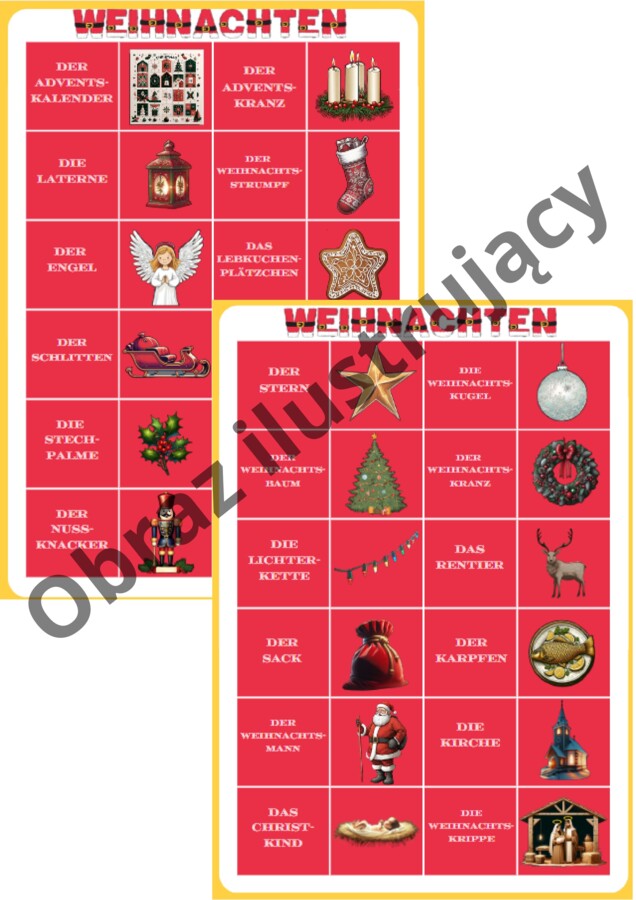 Weihnachten - Memory