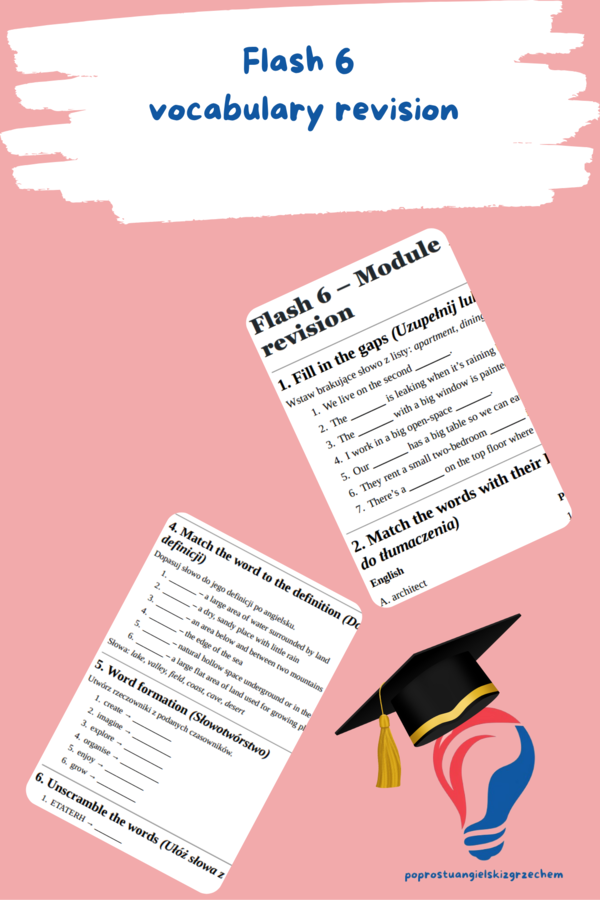 Flash 6 – Module 1 – vocabulary revision