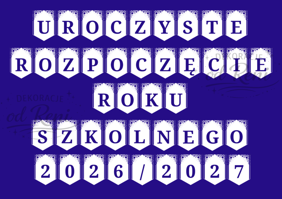 Girlanda - UROCZYSTE ROZPOCZĘCIE ROKU SZKOLNEGO 2026/2027