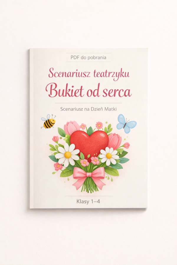Scenariusz teatrzyku. Bukiet od serca. Klasowe przedstawienie na Dzień Matki