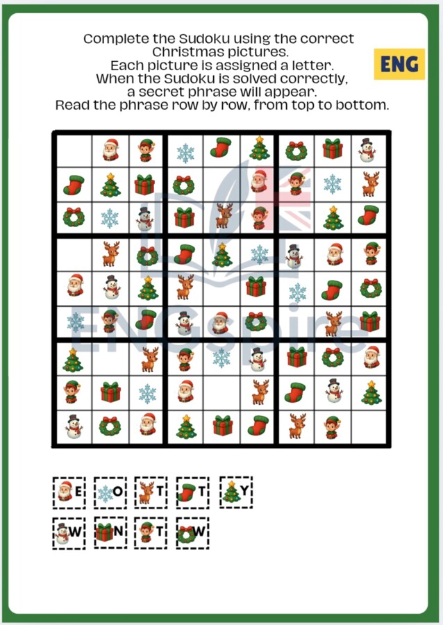 CHRISTMAS ESCAPE ROOM DLA KLAS 4-6