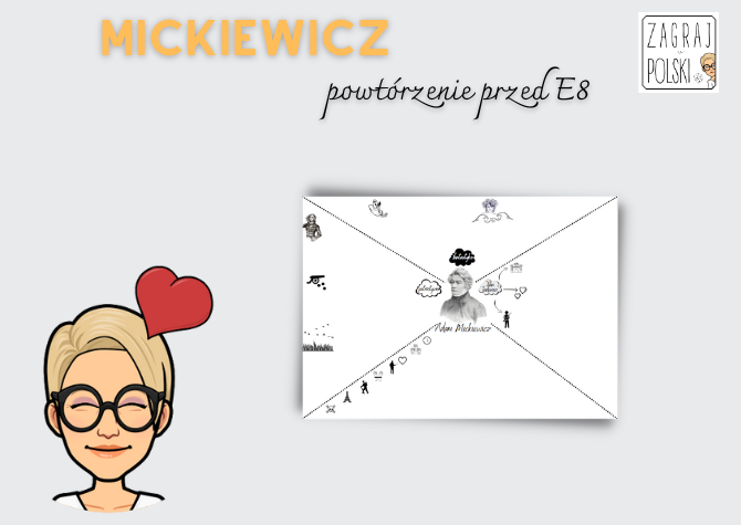 Powtórzenie przed E8 - Adam Mickiewicz [karta pracy]