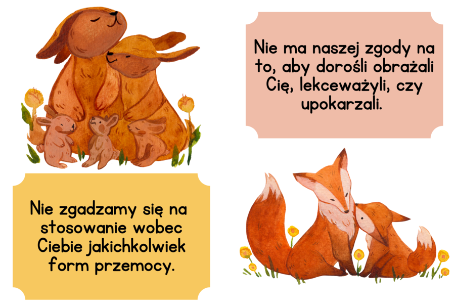 Standardy Ochrony Małoletnich dla dzieci (szkoła podstawowa 1-3 i przedszkole)