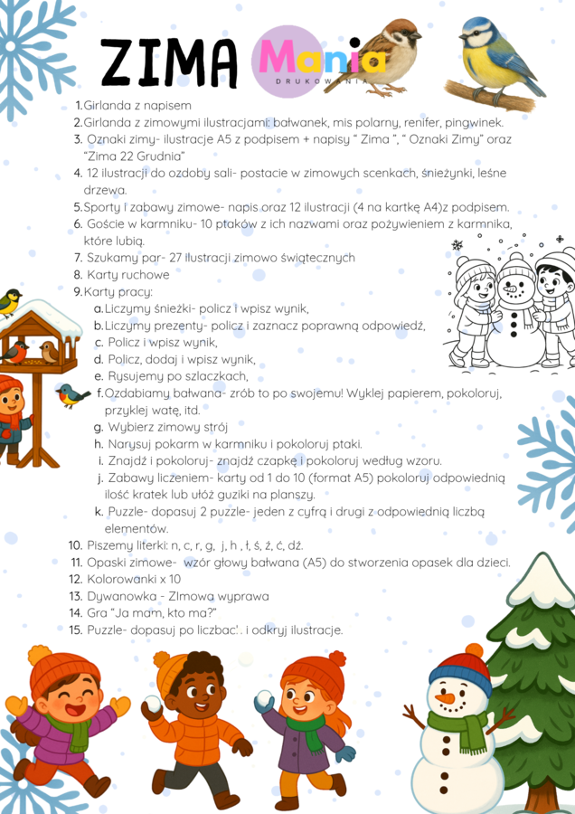 Zima - ponad 150 stron