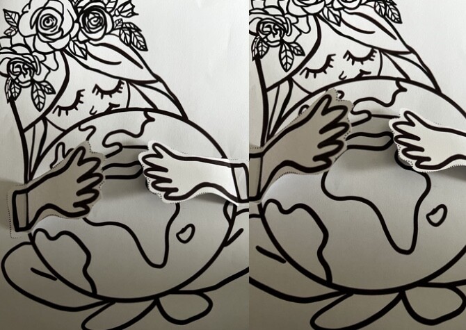 Dzień Ziemi - karta pracy, ćwiczenie, kolorowanka