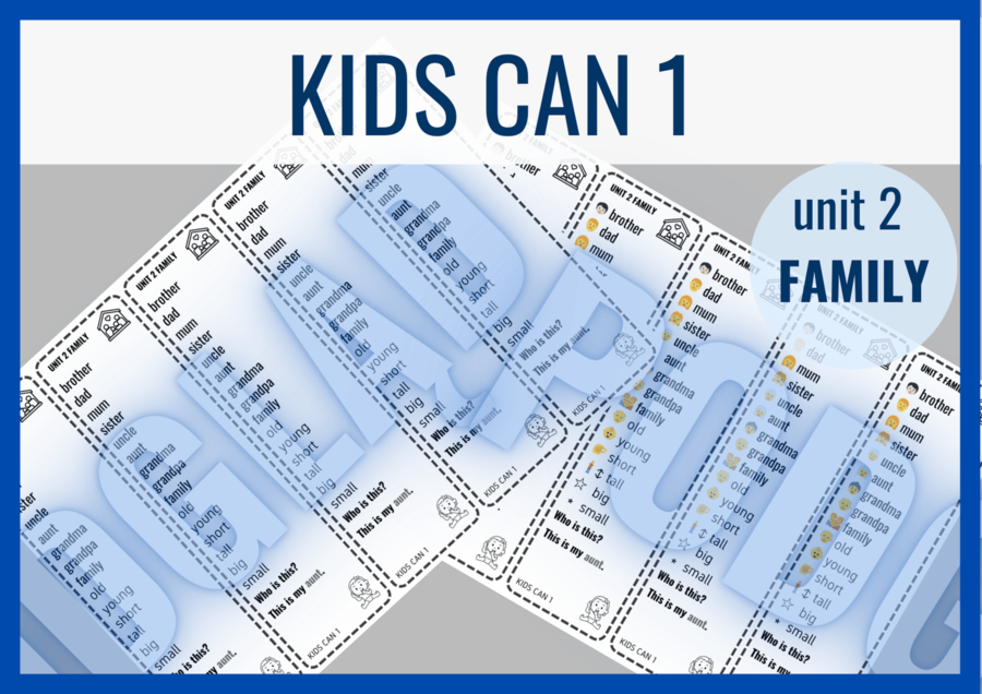 Kids Can 1 unit 2 – zakładki do ksiazki