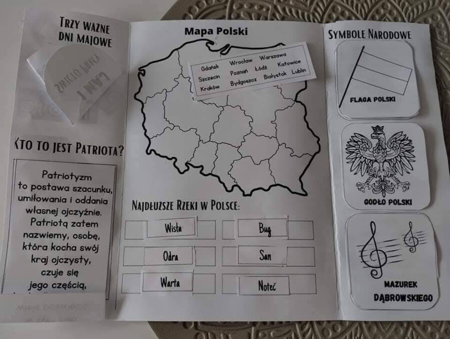 Lapbook - ŚWIĘTA MAJOWE