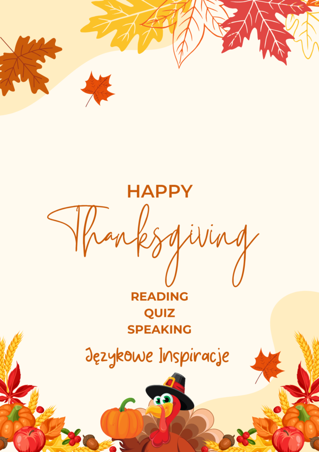 Thanksgiving worksheet A2+/B1