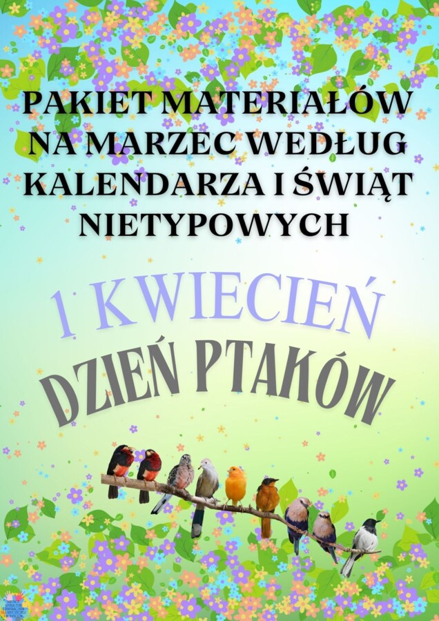 PAKIET MATERIAŁÓW NA MARZEC WEDŁUG KALENDARZA ŚWIĄT I DNI NIETYPOWYCH