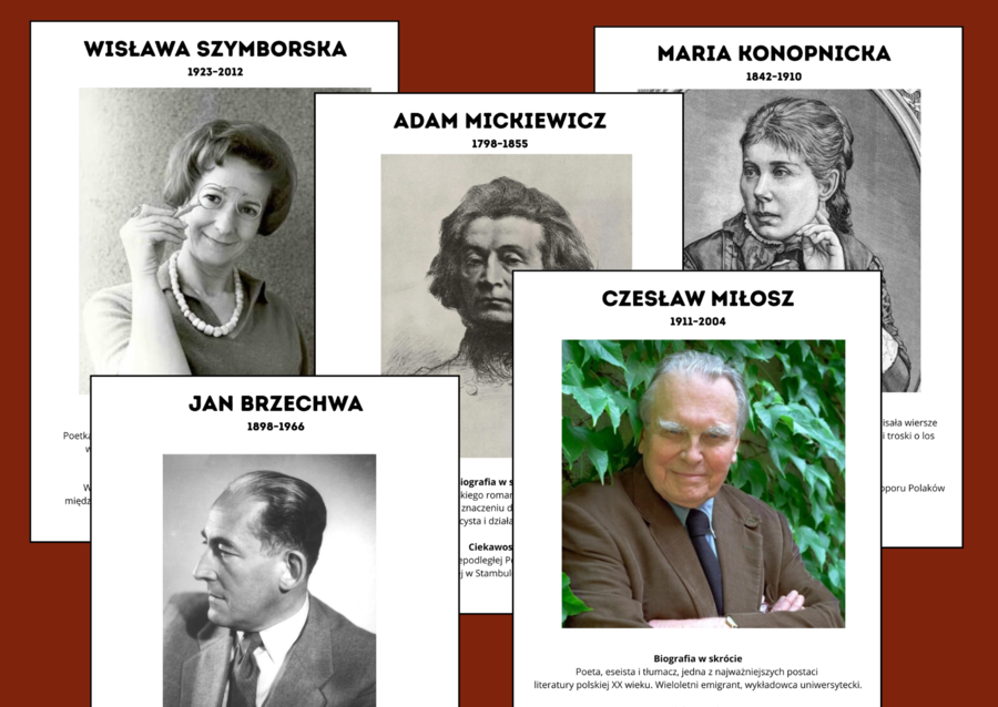 🦔 JESIEŃ ZNANYCH AUTORÓW - projekt edukacyjny (kl. 4–8) - język polski - biblioteka