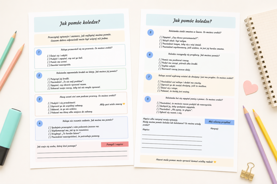 Jak pomóc koledze?