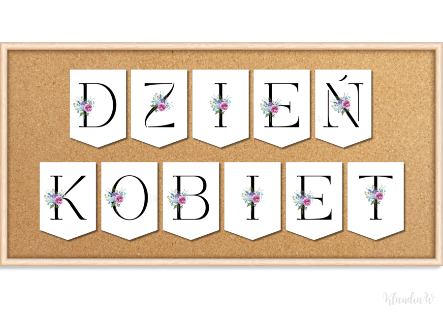 DZIEŃ KOBIET - GIRLANDA