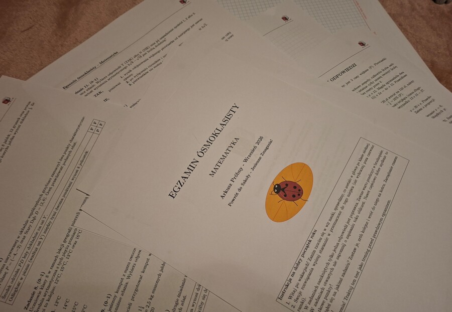 Jesienna Rozgrzewka przed Egzaminem – Arkusz Startowy dla Klasy 8 (Format CKE)