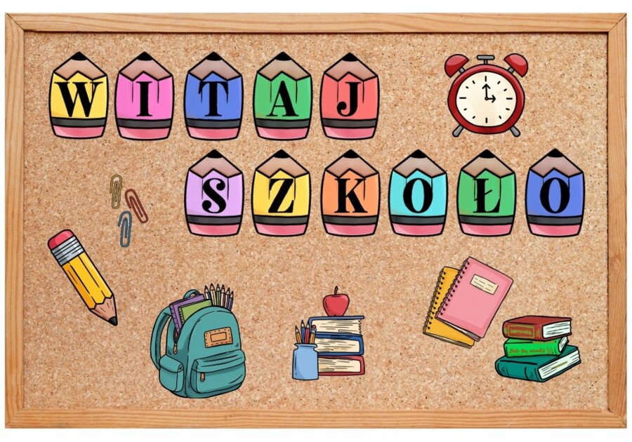 Dekoracje WITAJ SZKOŁO🎒