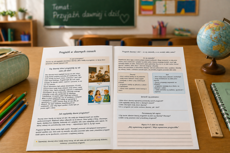 Przyjaźń w dawnych czasach