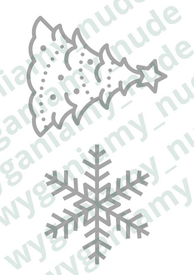 Świąteczne rysowanie po śladzie