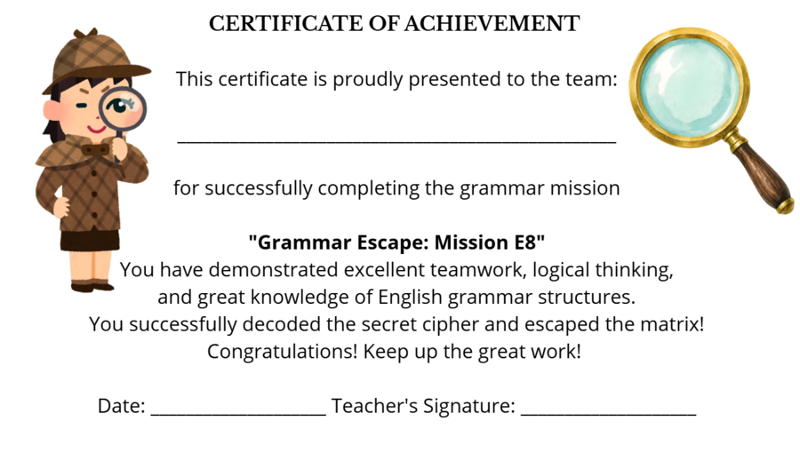 Escape Room- E8