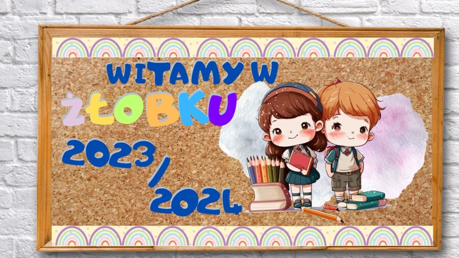 Gazetka na tablice- Witamy w przedszkolu, szkole, po wakacjach, żłobki