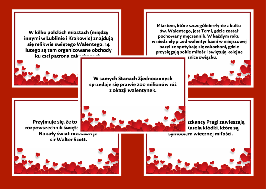 WALENTYNKI – gazetka – biblioteka – świetlica – 15 stron – wersja 2