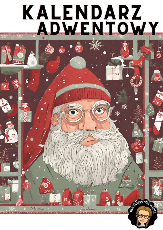 Kalendarz Adwentowy Przedszkole do wydruku