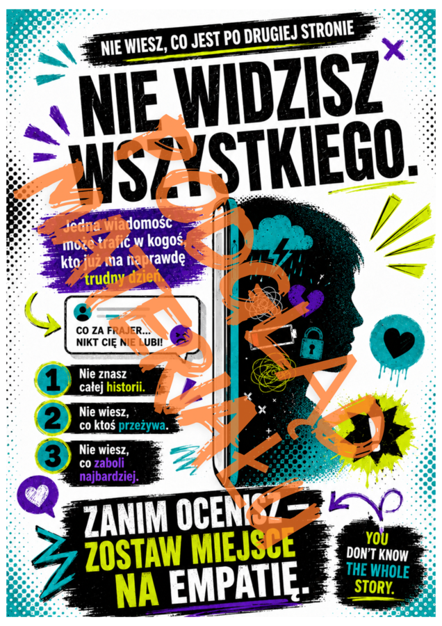 SŁOWA ZOSTAJĄ – hejt, żart, granice, szacunek | gazetka szkolna klasy 4–8 | 28 stron PDF