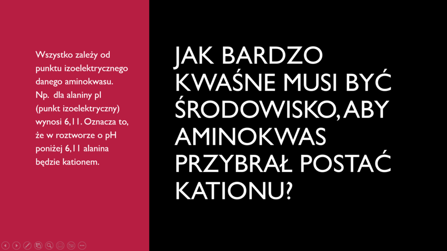 Fiszki na slajdach - BIOLOGIA - Temat: Skład chemiczny - Białka
